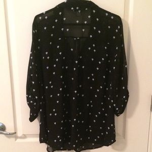 torrid Tops - Torrid size 2/2X/18-20 sheer blouse torrid Tops - Torrid size 2/2X/18-20 sheer blouse